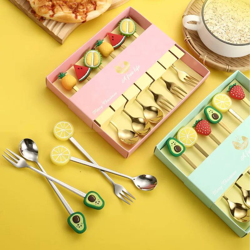 طقم معالق وشوك جولد